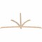 Ekena Millwork Davenport Smooth Timber Gable Bracket, Douglas Fir, 108"W x 58"H x 1 1/2"D x 3 1/2"F, 13/12 Pitch GBW108X58X0204DAV00SDF - alternate 3